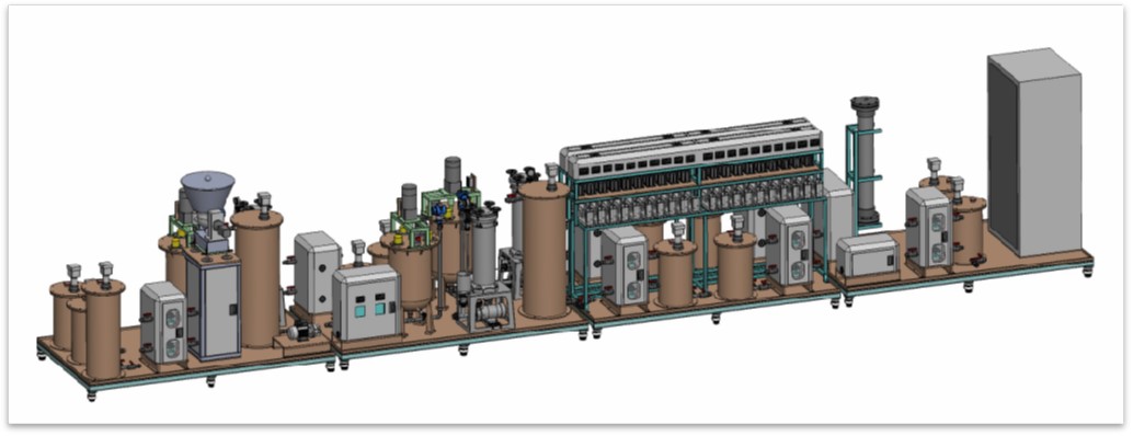 实验与实施案例：萃取回收生产线